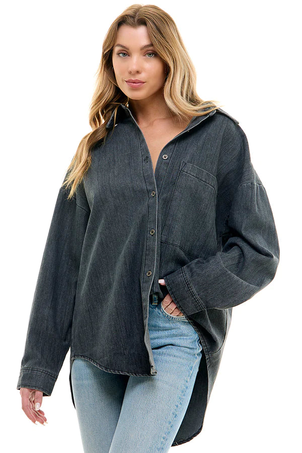 Rosalia Denim Shacket