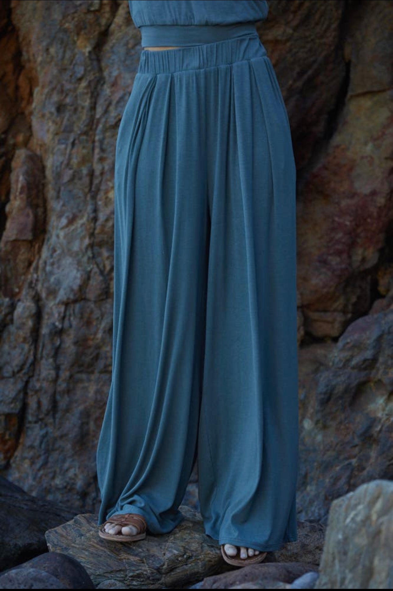 Sea Drift 2-Piece Pant Set