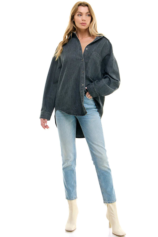 Rosalia Denim Shacket