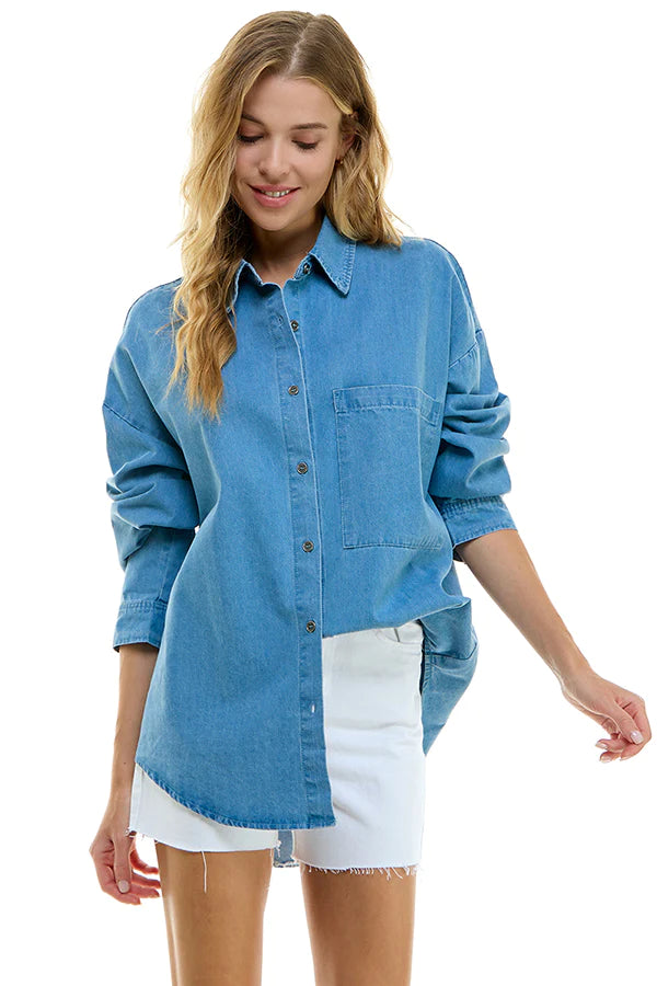 Rosalia Denim Shacket