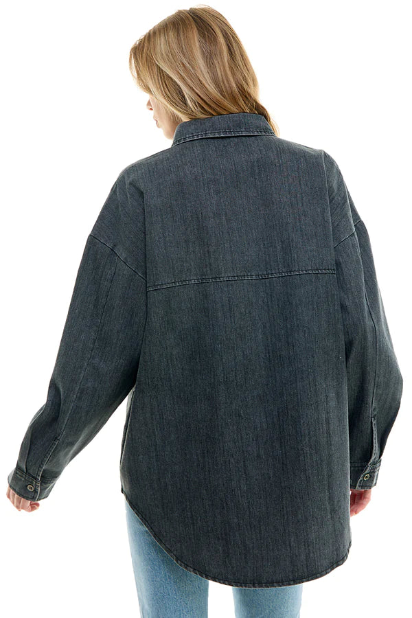Rosalia Denim Shacket