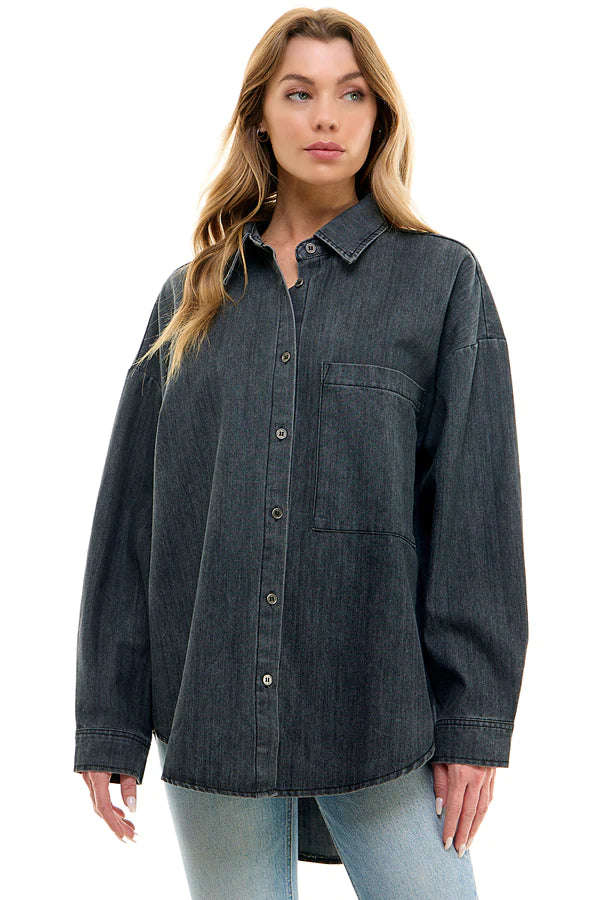 Rosalia Denim Shacket