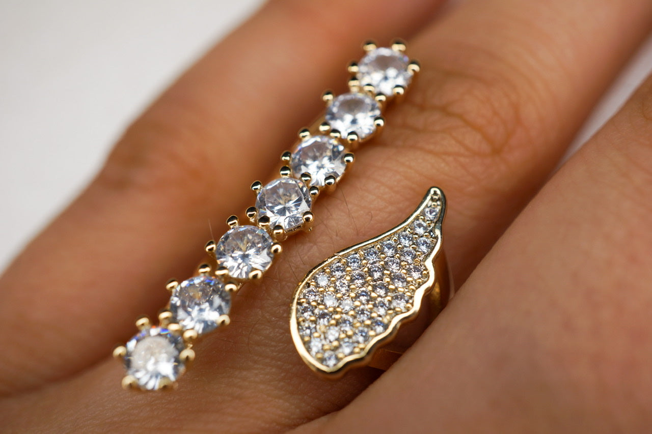 Stairway to Heaven Gold-Plated Ring
