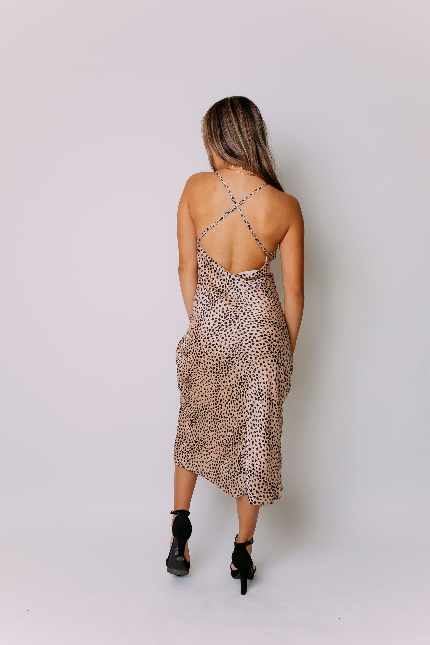 CATCH ME ON THE WILD SIDE SLIP DRESS