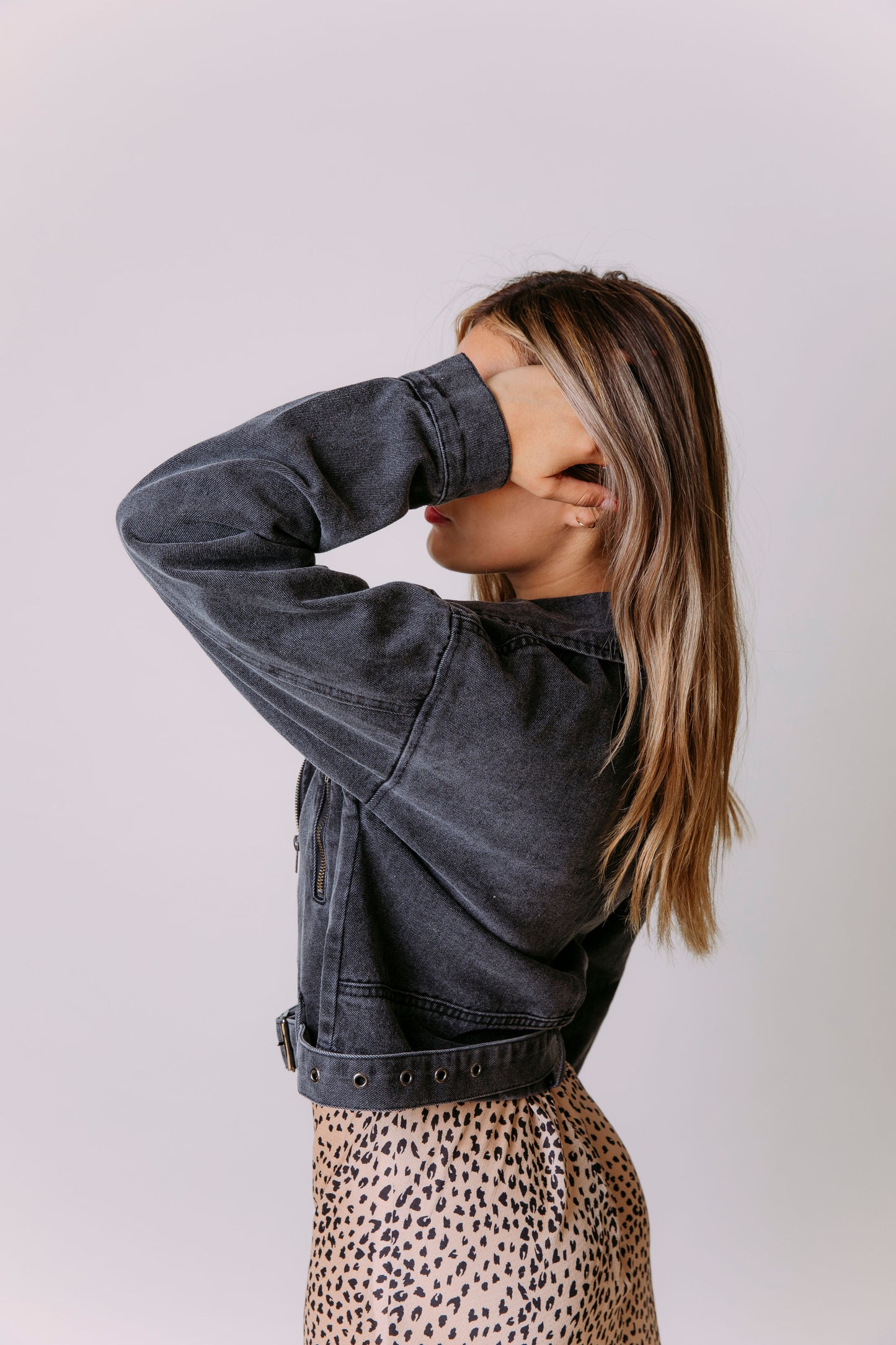 MOTO GIRL DENIM JACKET