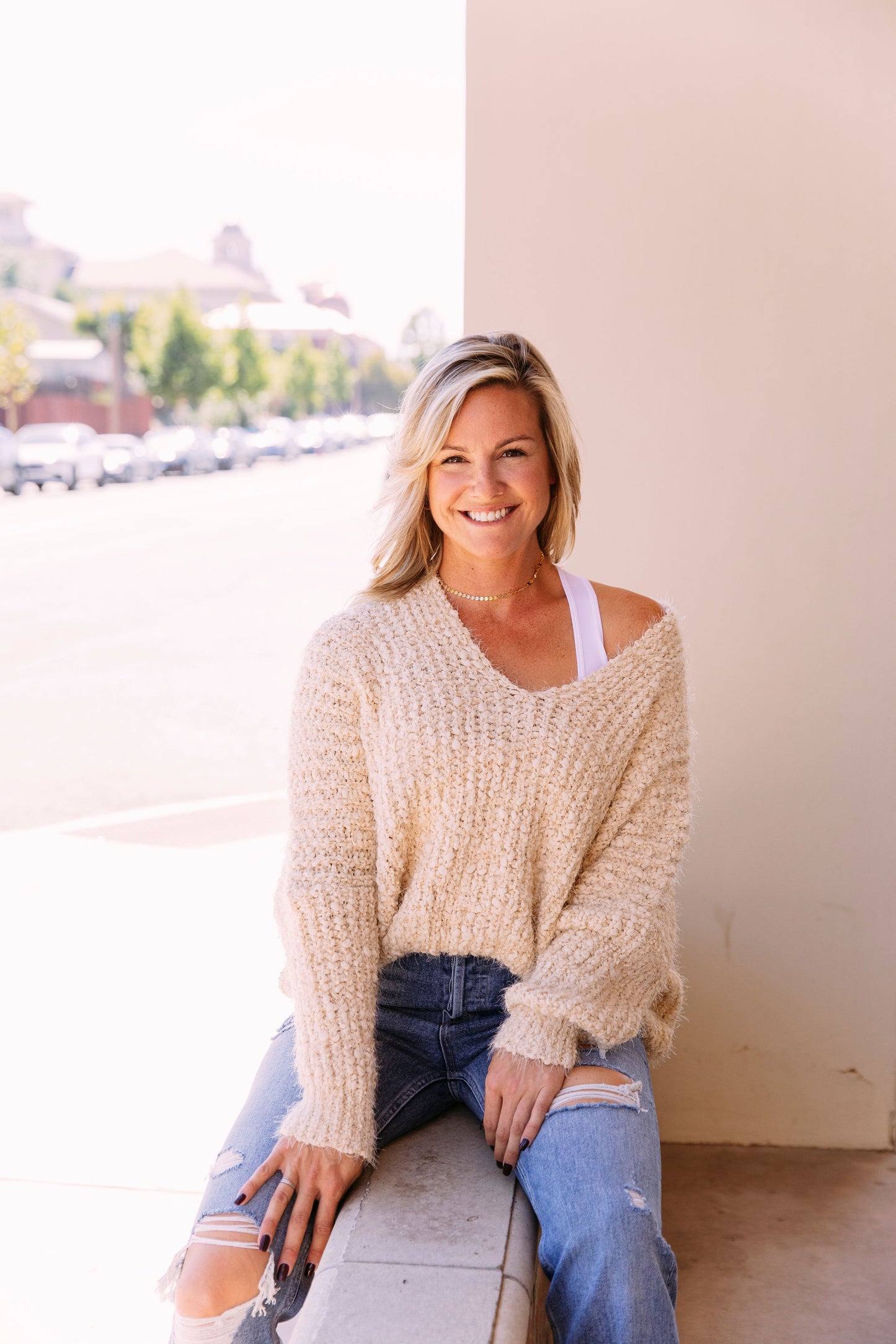 LATTE LOVE OVERSIZED SWEATER