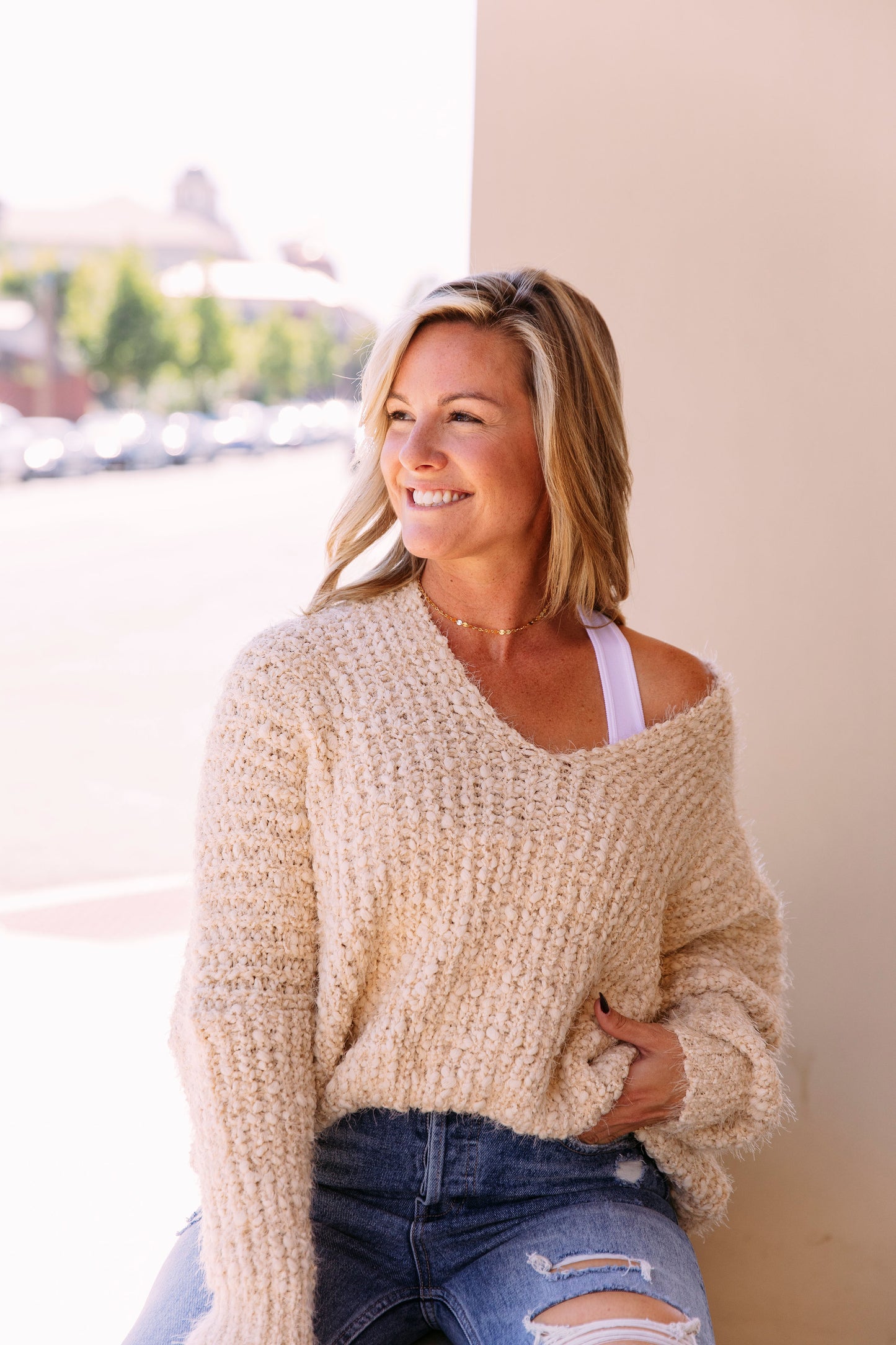 LATTE LOVE OVERSIZED SWEATER