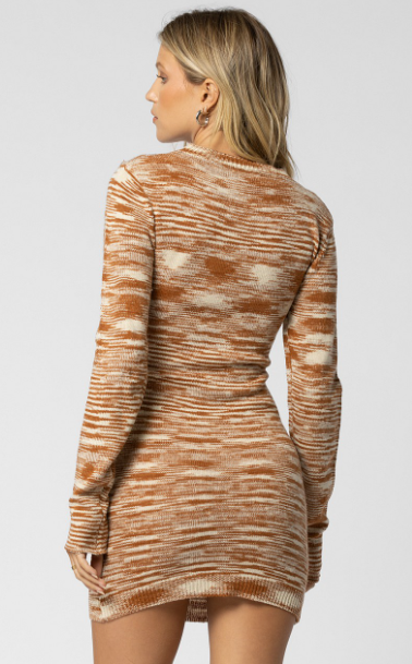 EMILY KNIT LONG SLEEVE DRESS