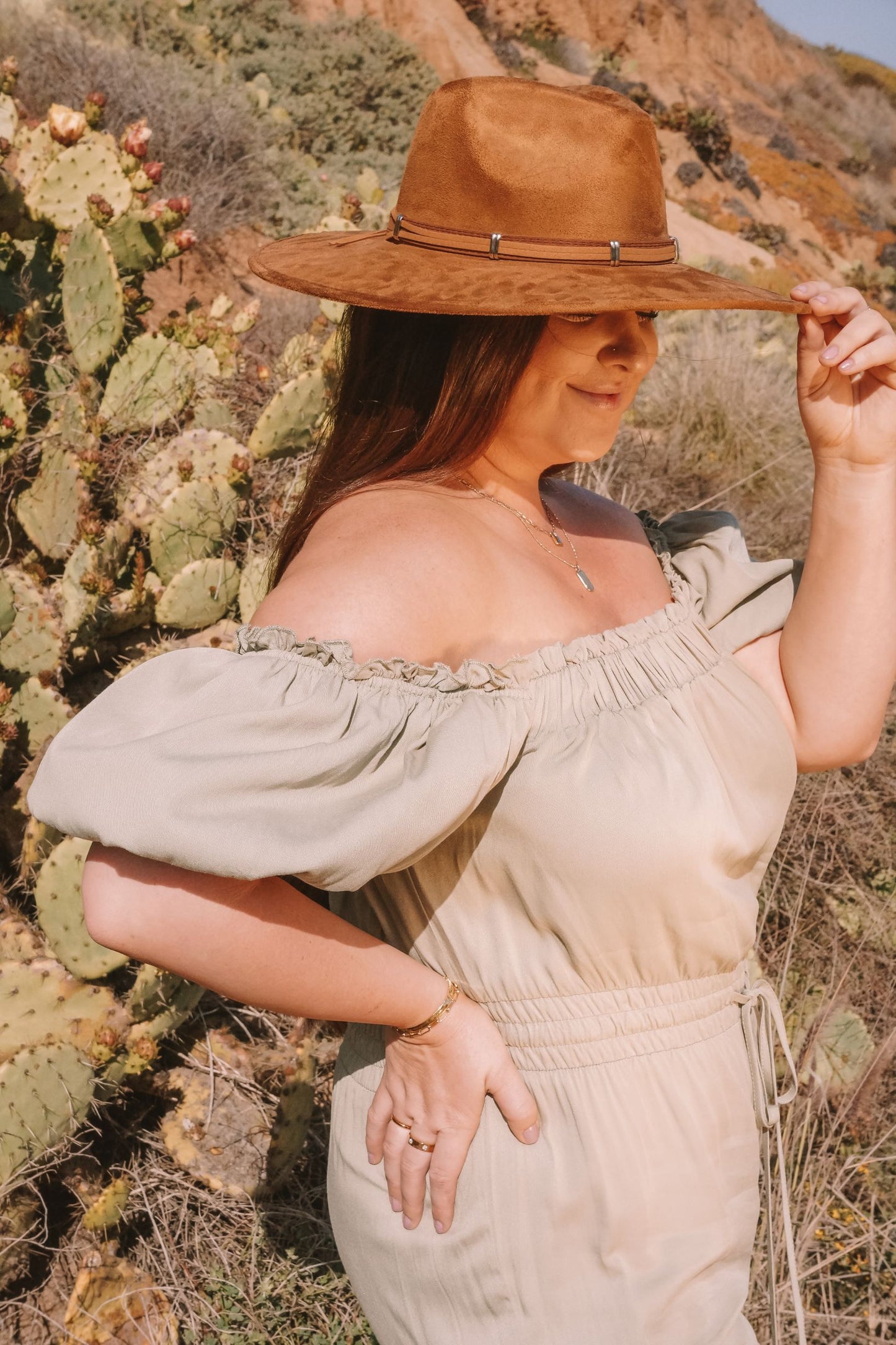 SAGE MOOD PUFF SLEEVE JUMPSUIT