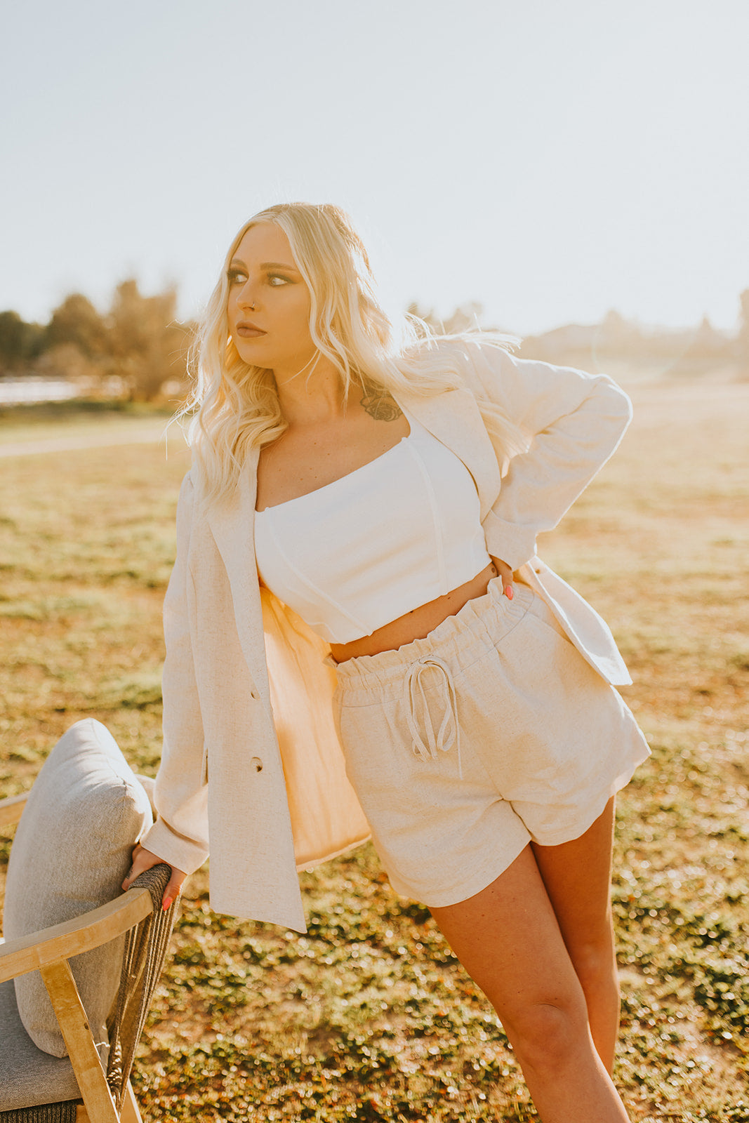 The Au Naturale Linen Shorts