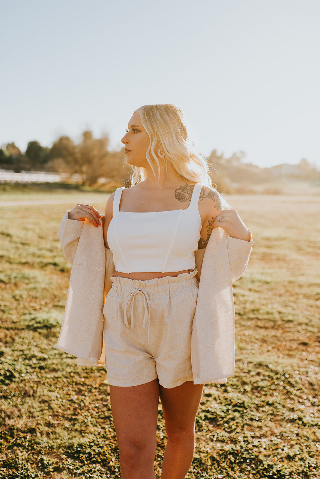 The Au Naturale Linen Shorts