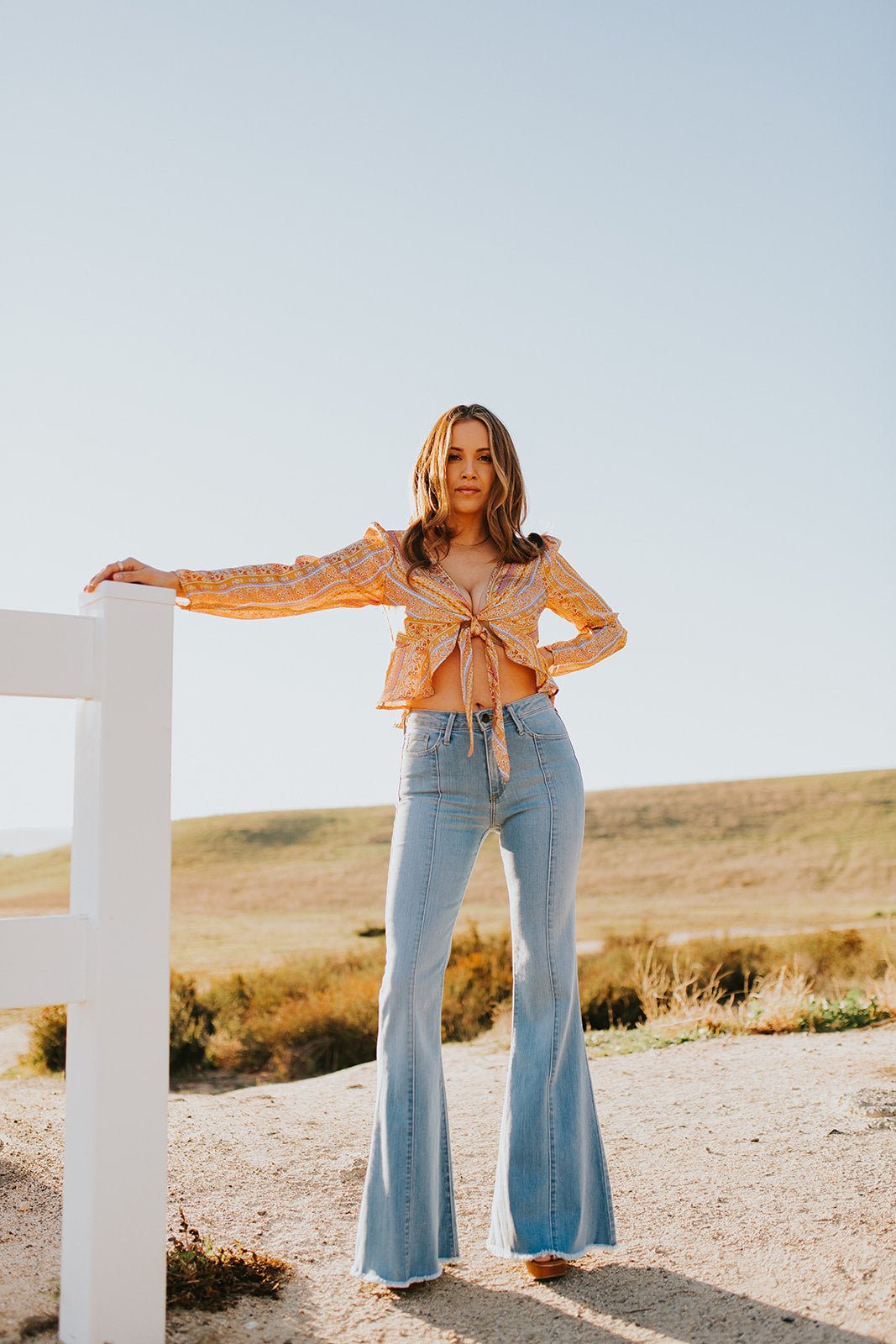 The Jackie Satin Tie Top