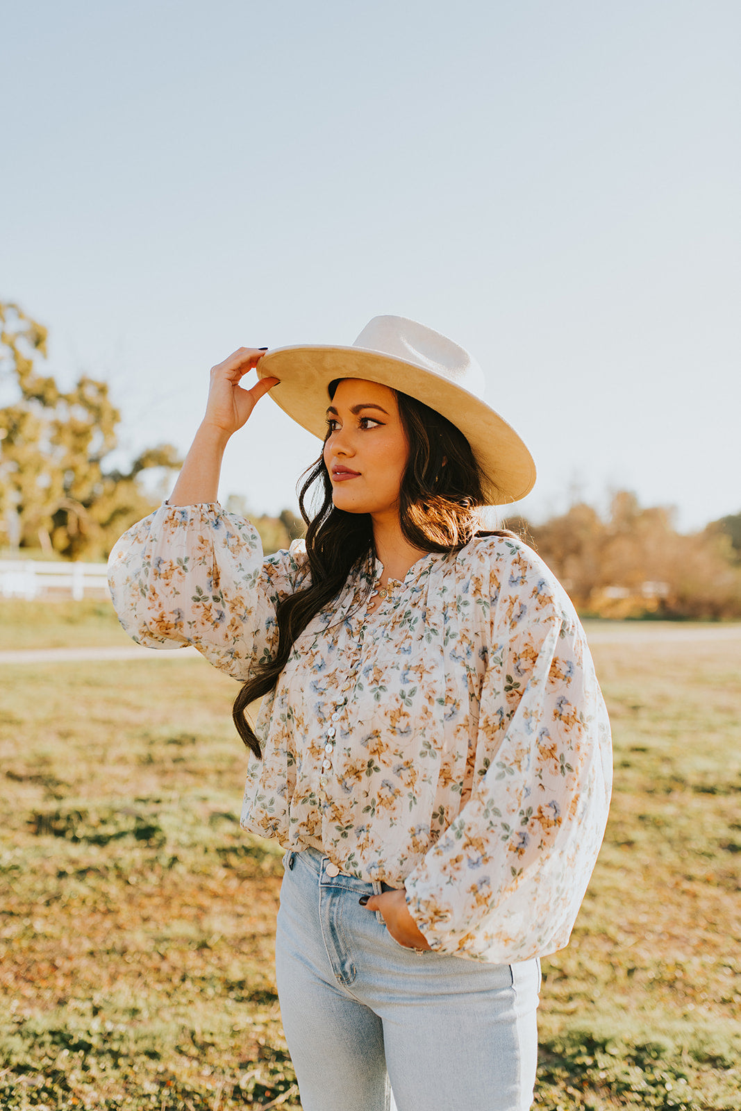 The Blue Ivy Blouse
