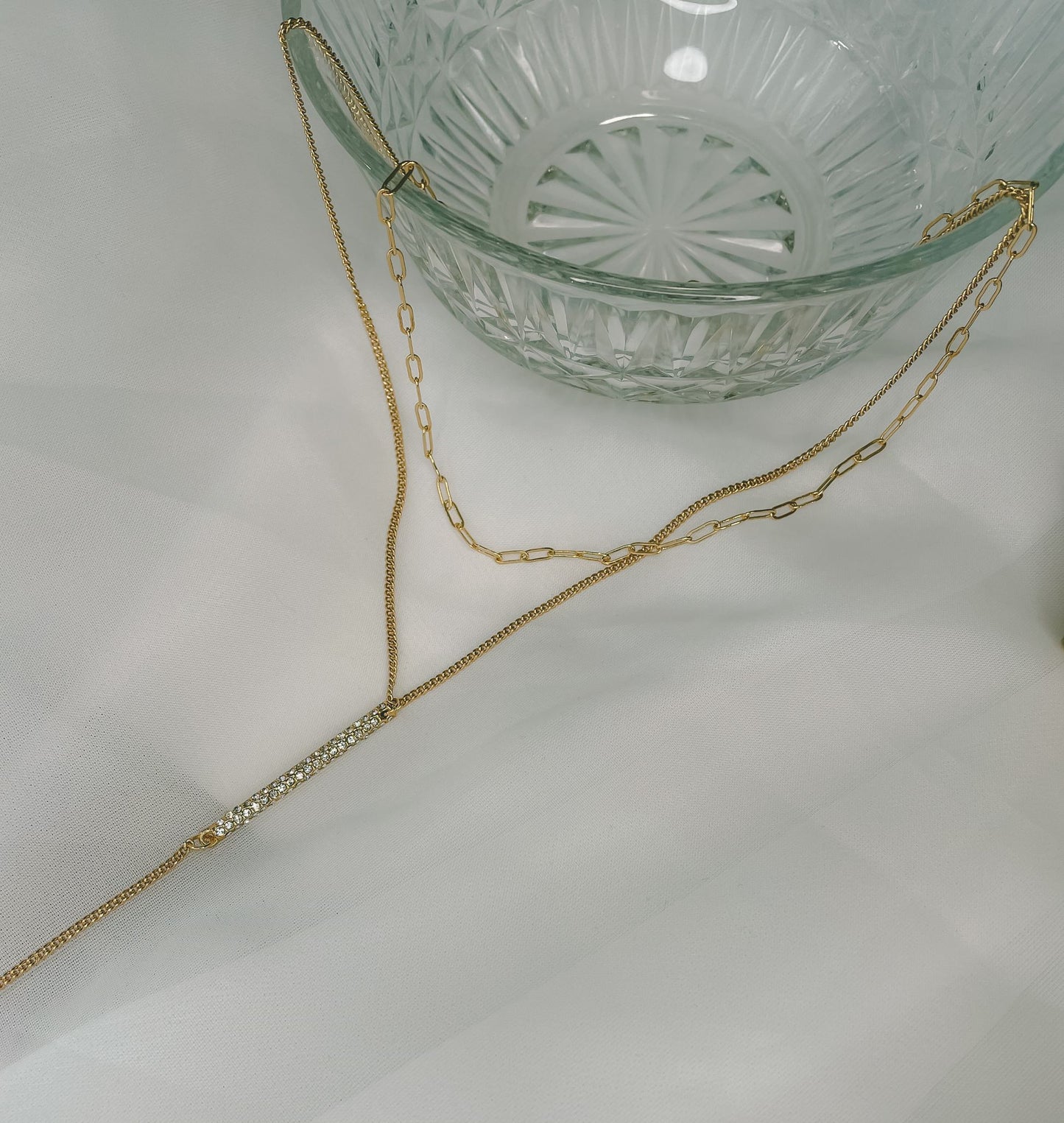 Chained Link Gold-Plated Necklace