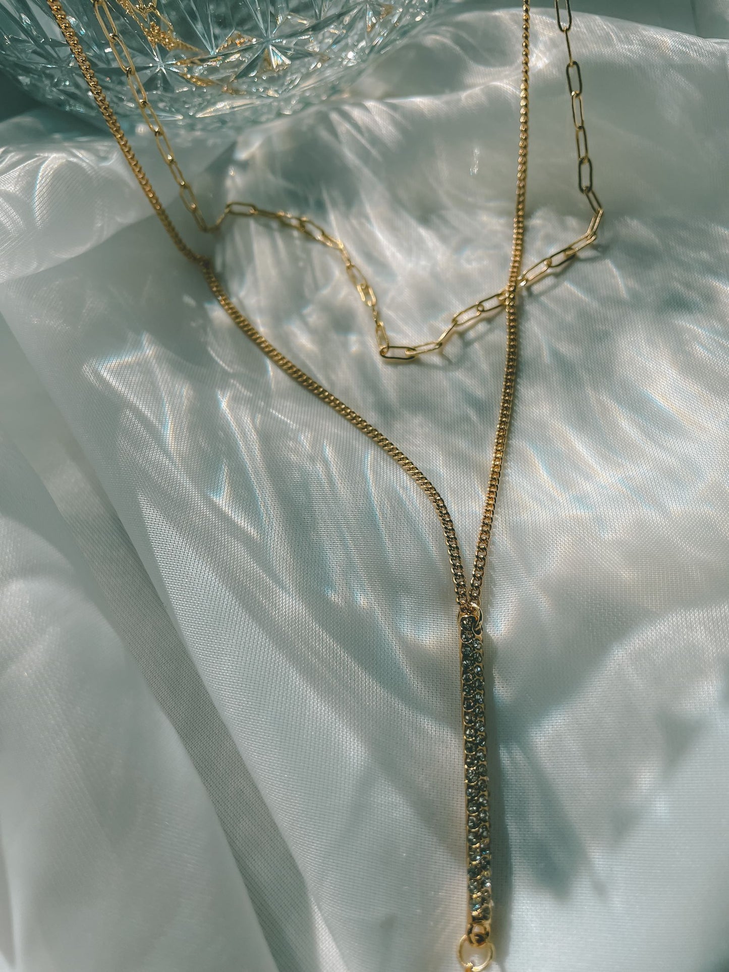 Chained Link Gold-Plated Necklace