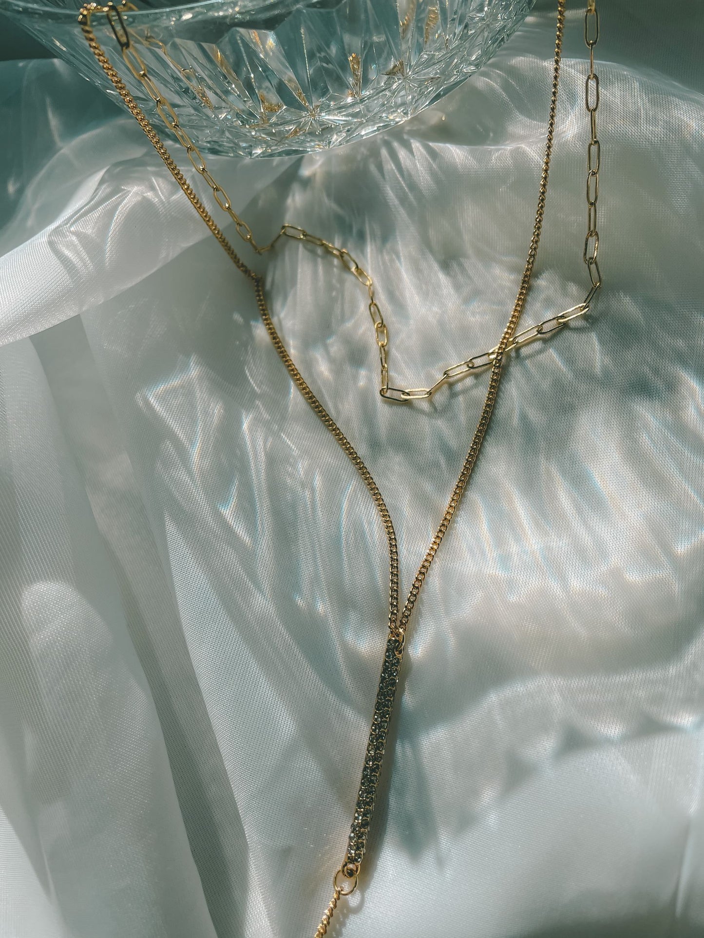 Chained Link Gold-Plated Necklace