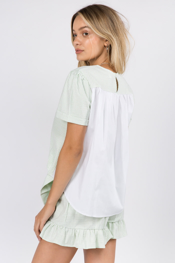 THAT RETRO SET IN MINT/WHITE