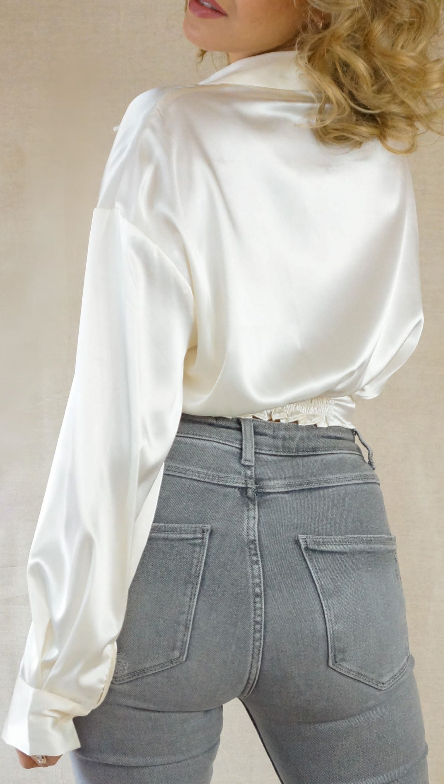 LUXE SATIN BLOUSE