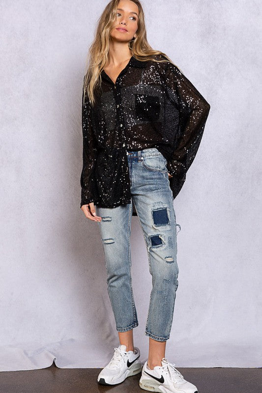 Love Me Better Sequin Top