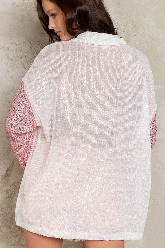 Power Punch Sequin Top