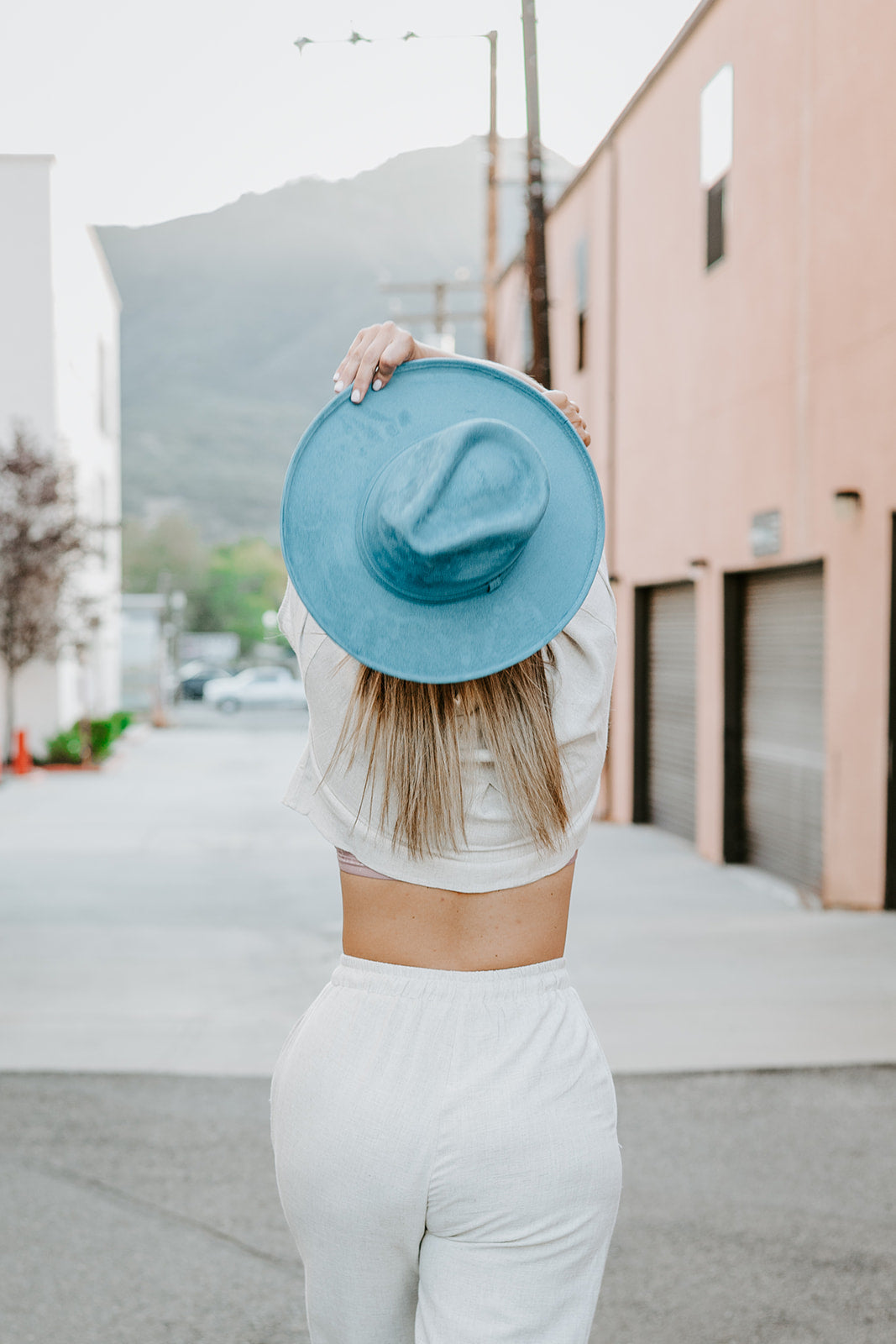 Doblè Curled Pencil Brim - Marina
