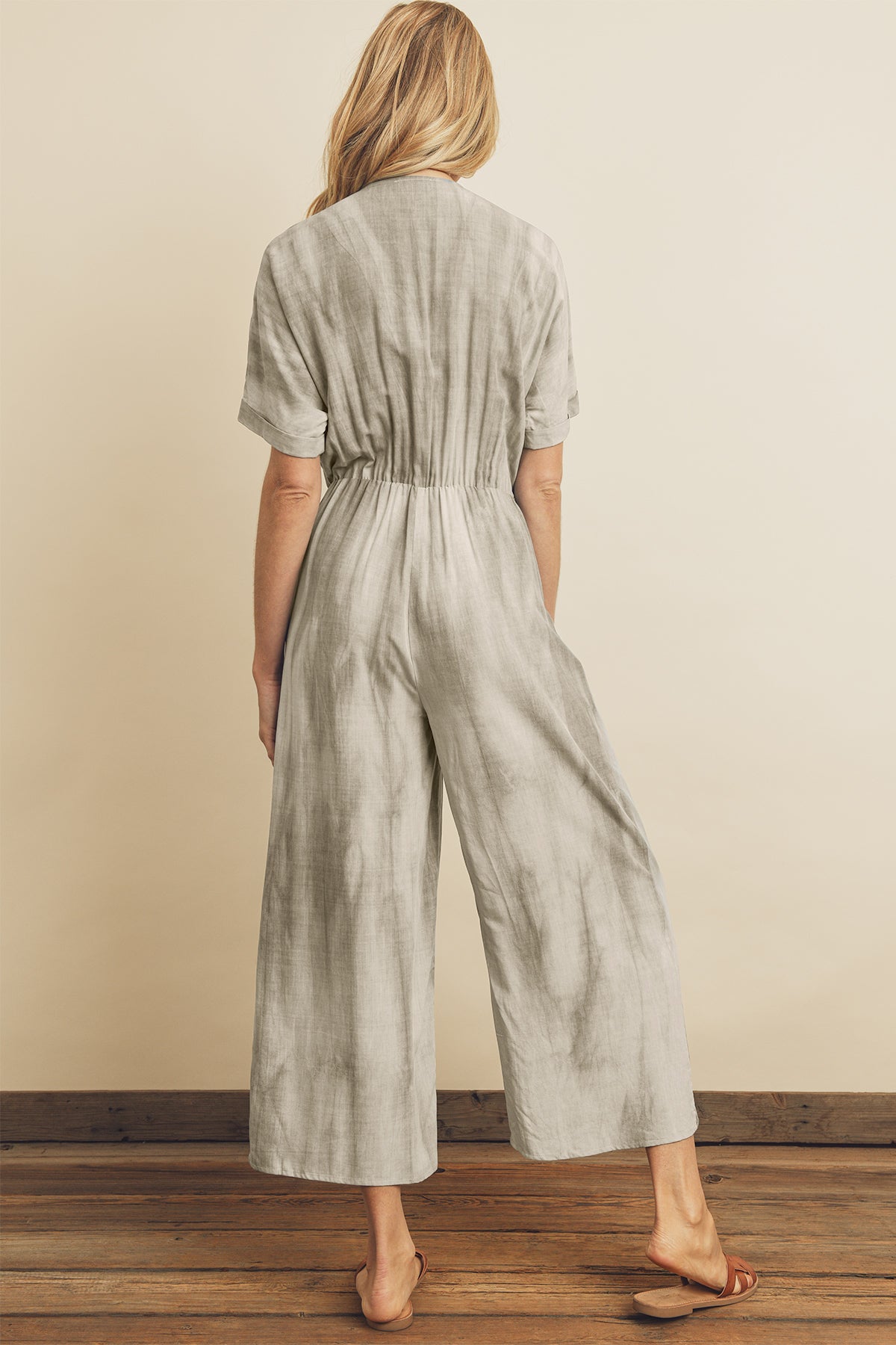 Washed Knot Accent Jumpsuit