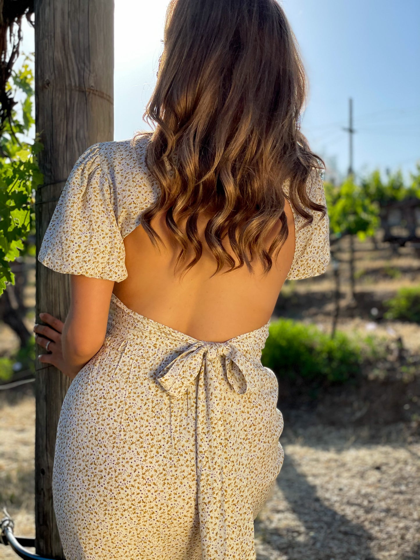 LINA CROPPED CUT-OUT BLOUSE & MIDI SKIRT SET