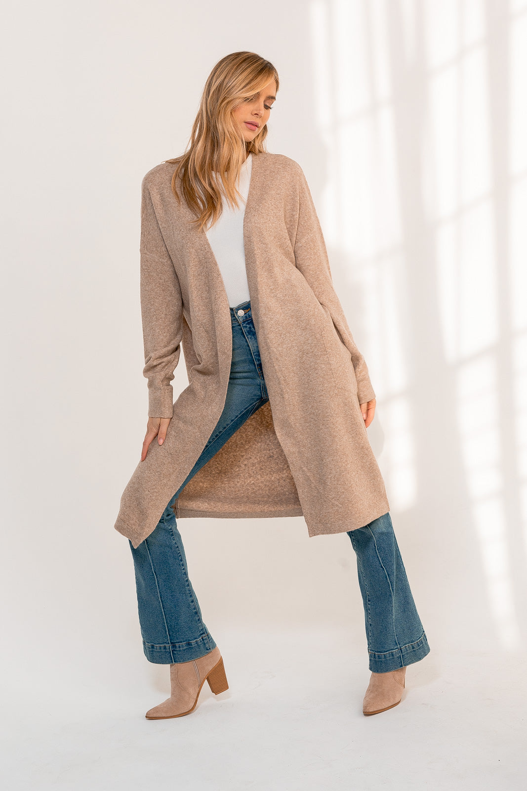 WARMING UP WITH YOU LONG CARDIGAN