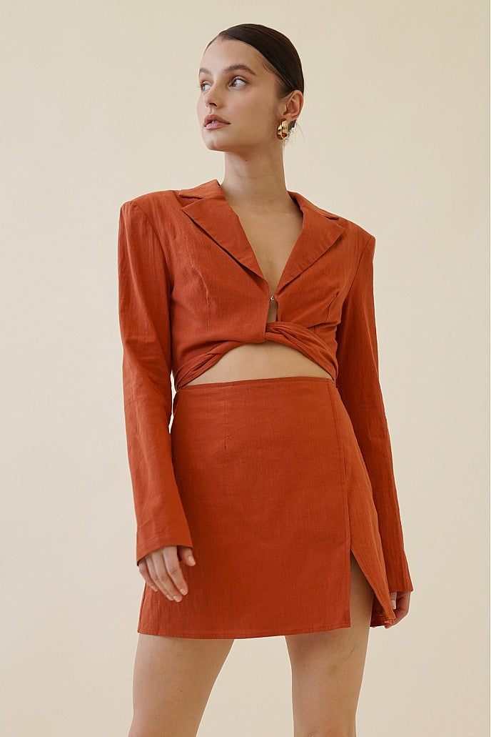 SHE MEANS BUSINESS BLAZER DRESS