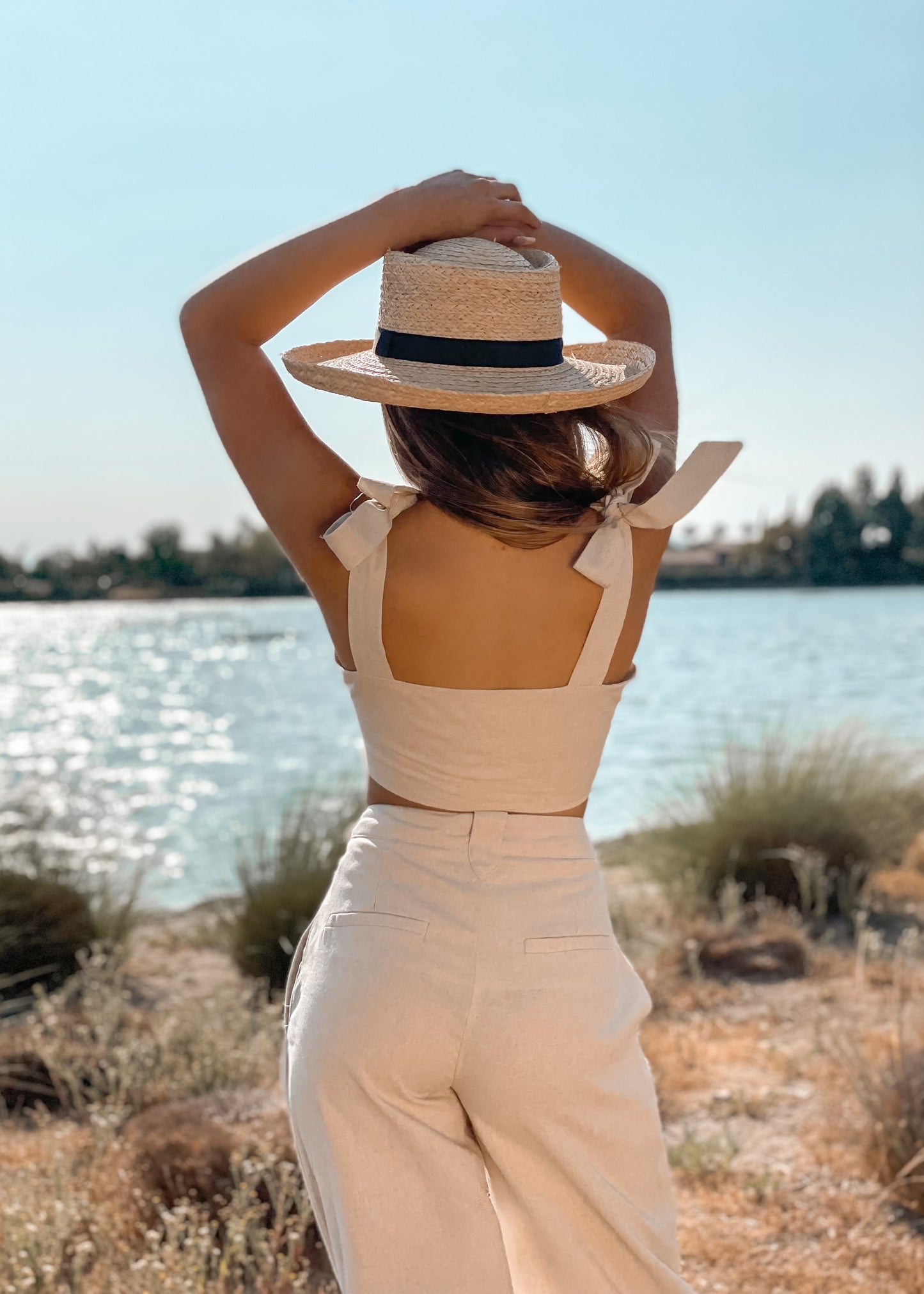 KHAKI 2-PIECE JUMPSUIT