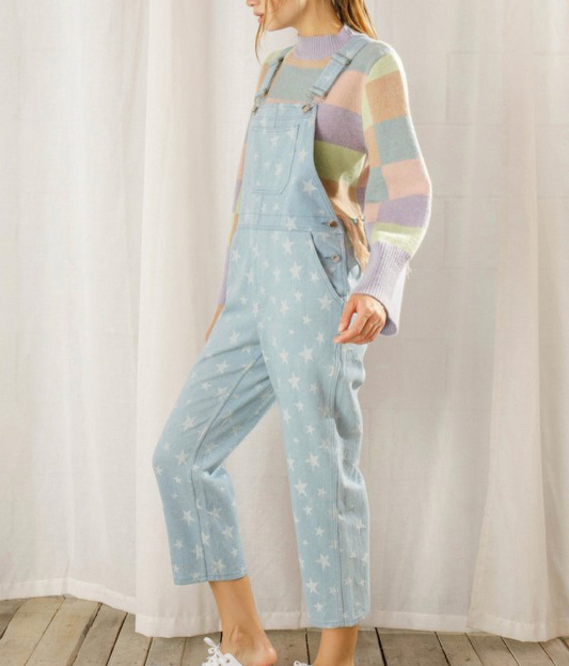 Star Struck Denim Overalls