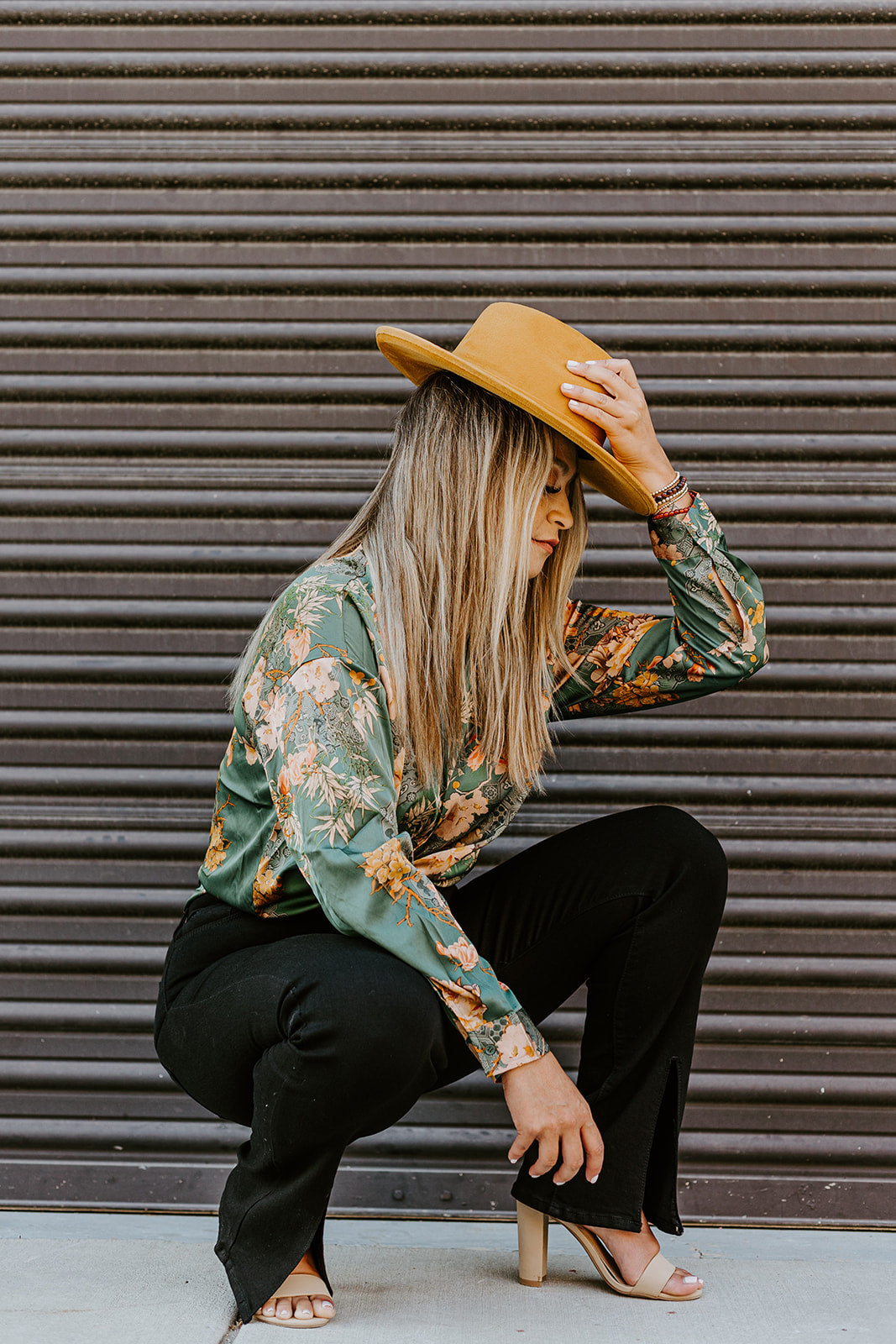 Doblè Curled Pencil Brim - Honey