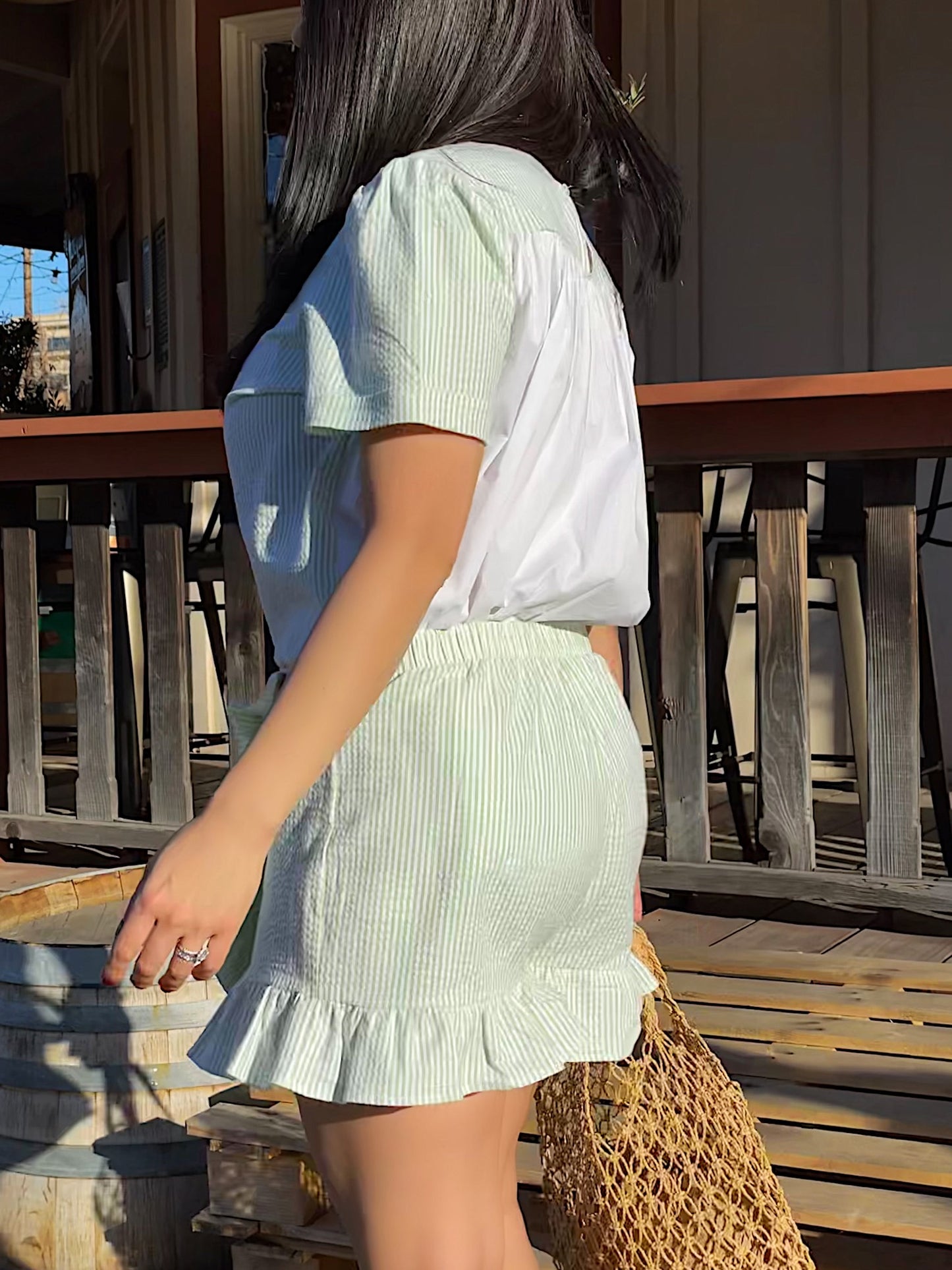 THAT RETRO SET IN MINT/WHITE