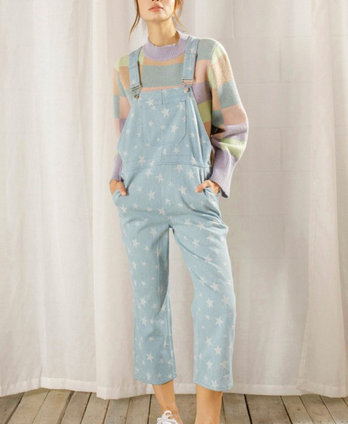 Star Struck Denim Overalls