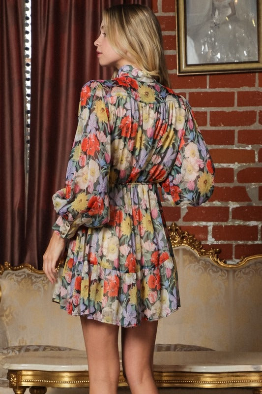 Night Bloom Floral Dress