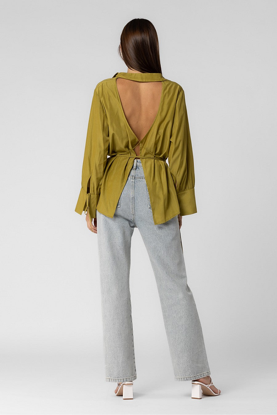Spill The Tea Button Up Blouse