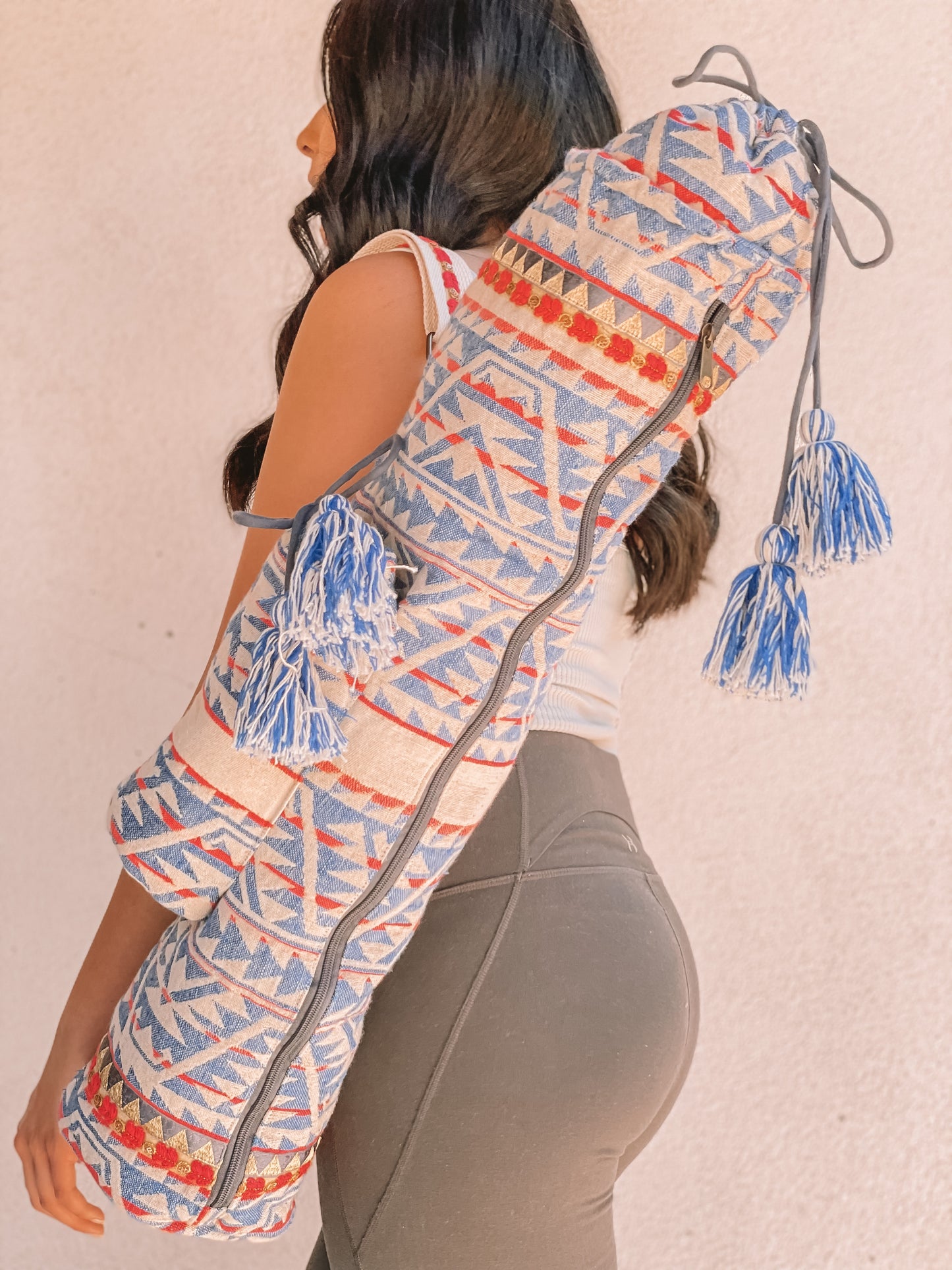 ZINNIA & GOLD YOGA MAT BAG