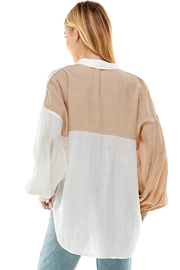 Café Con Leche Oversized Shirt