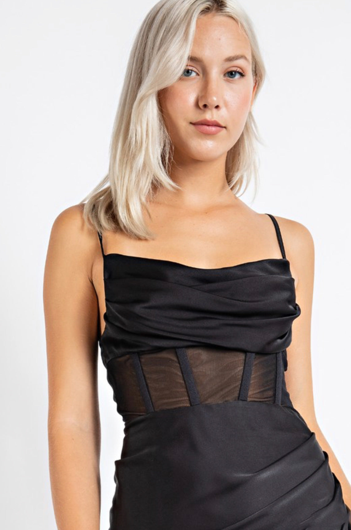Cocktail Hour Midi Slit Dress