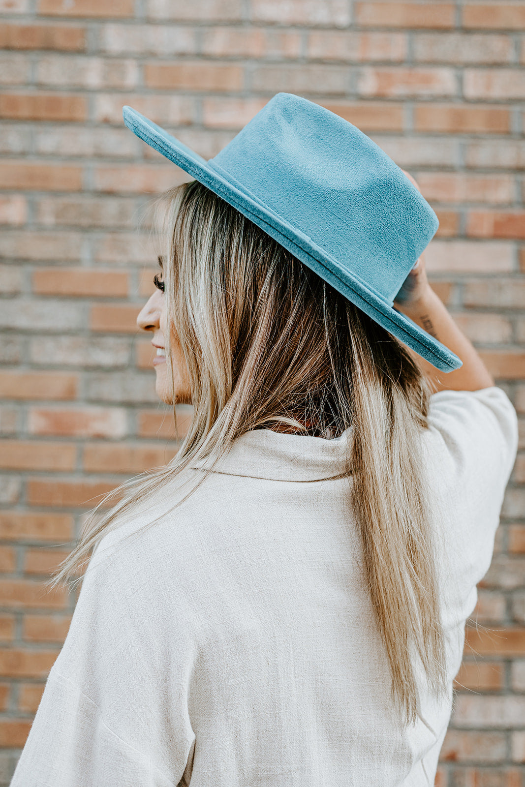 Doblè Curled Pencil Brim - Marina