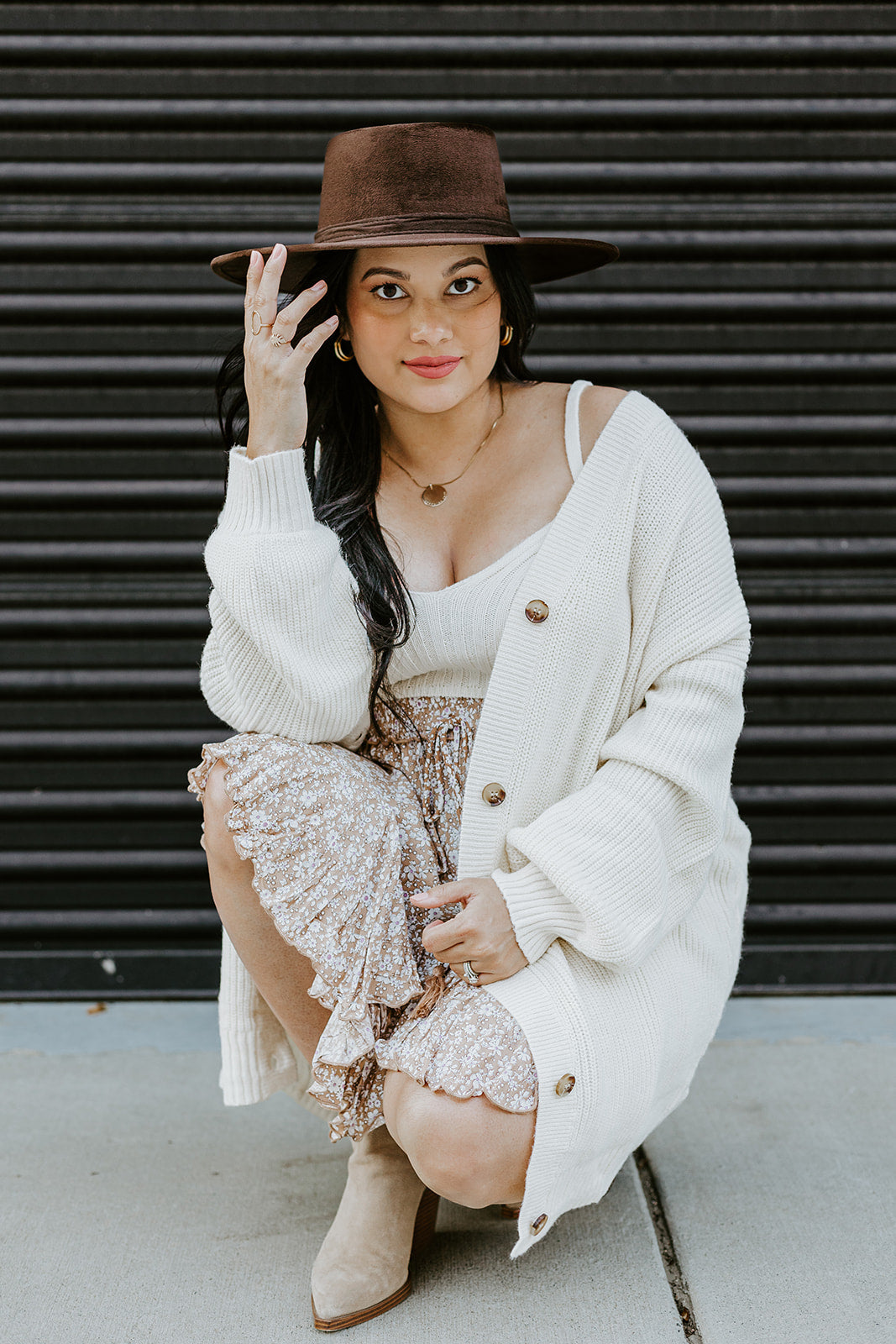 Camilla Crown Top - Mocha