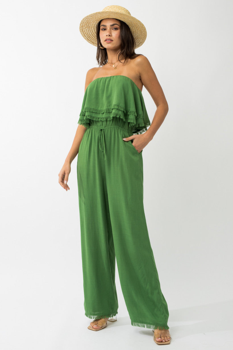 Punta Mita Frayed Jumpsuit