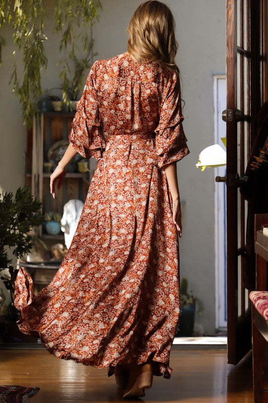 Marla Wrap Maxi Dress