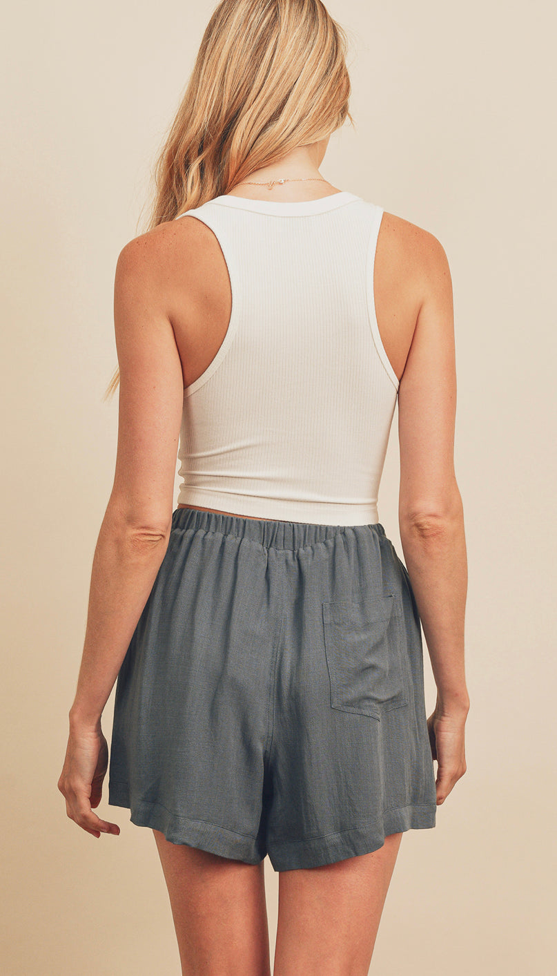 Breezy High-Rise Pocket Shorts