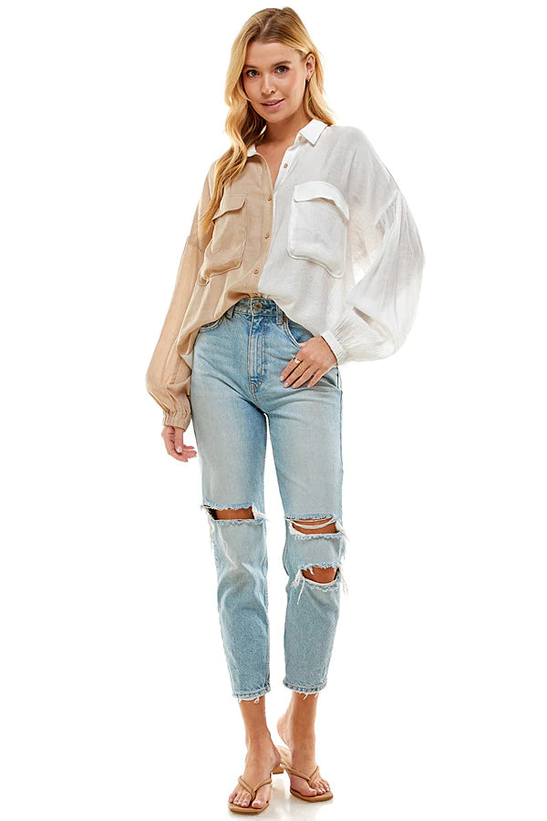 Café Con Leche Oversized Shirt