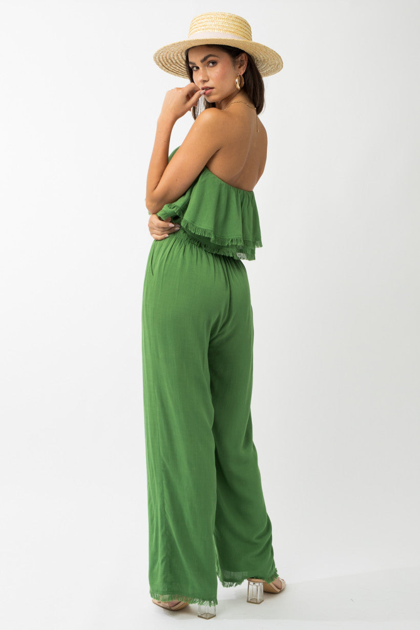 Punta Mita Frayed Jumpsuit