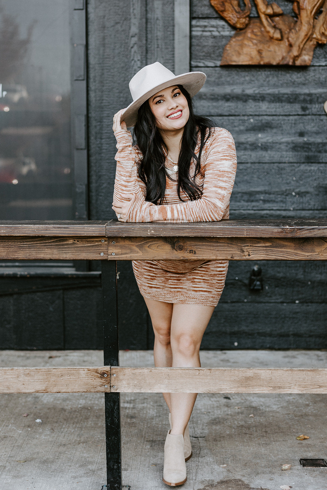 EMILY KNIT LONG SLEEVE DRESS