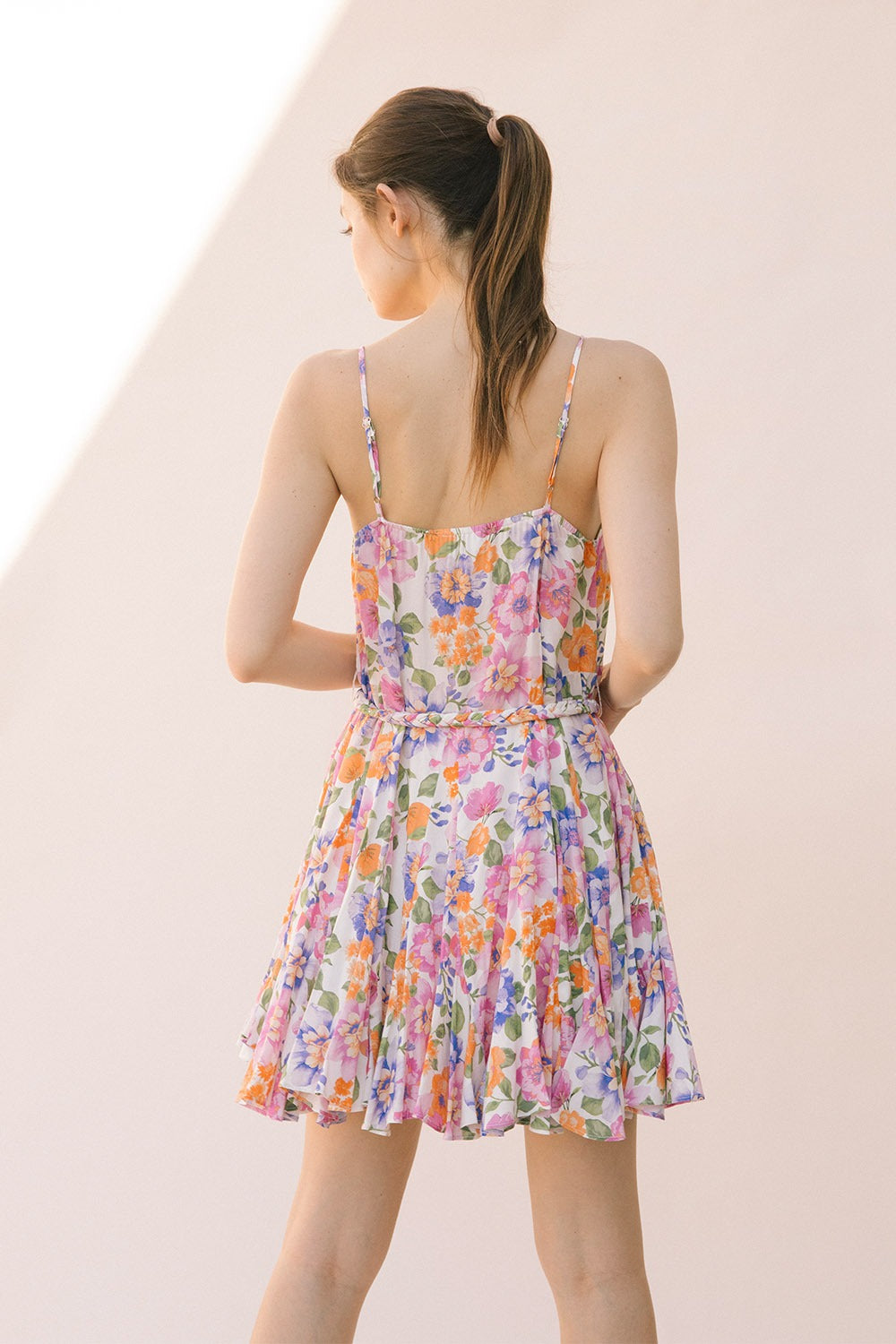 Lavender Lemonade Floral Dress