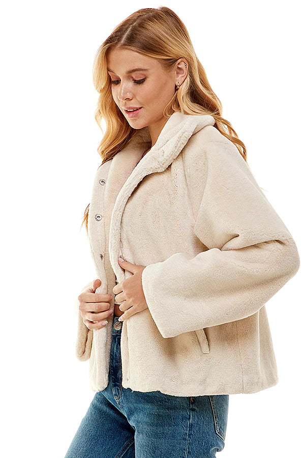 Snowy Days Fuzzy Jacket