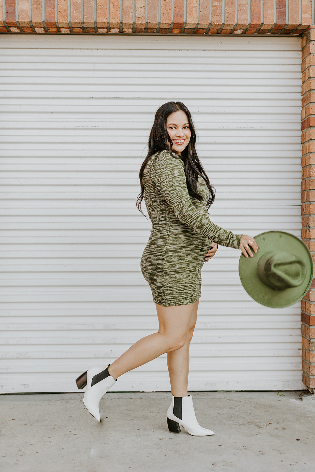 EMILY KNIT LONG SLEEVE DRESS